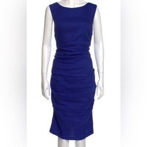 NICOLE MILLER Nikki Sheath Dress in purple